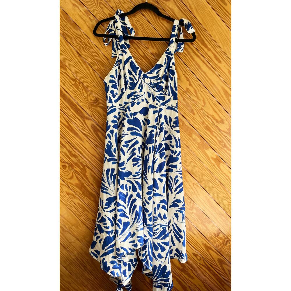 Alexis for Target Botanical Floral Tie Strap Asymmetrical Hem Dress